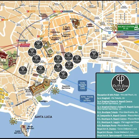Pensjonat Le 4 Stagioni Dante's H Centro, By Clapa Group Neapol