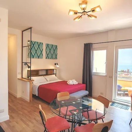 Chiaia Stunning Seaview Studioflat With 2 Terraces By Houseinnaples Apartment *