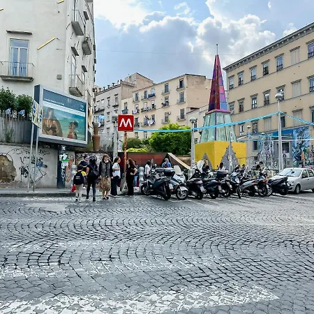 Exclusive Parking Flat X 4 Near Metro 1 Salvator Rosa Apartment Naples