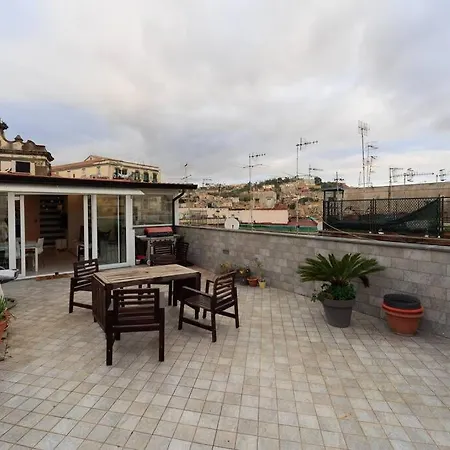 Lidahouse Terrace And Vesuvio View Next Museum By Houseinnaples Naples