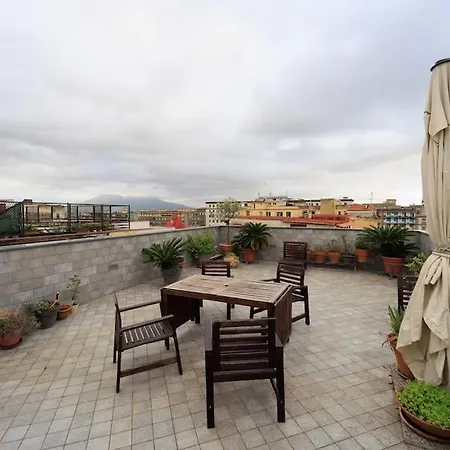 Apartment Lidahouse Terrace And Vesuvio View Next Museum By Houseinnaples
