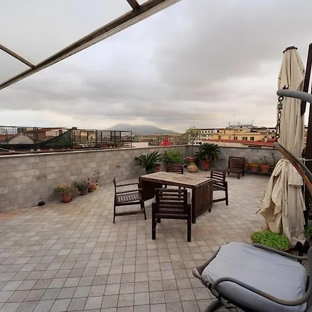 Lidahouse Terrace And Vesuvio View Next Museum By Houseinnaples Naples