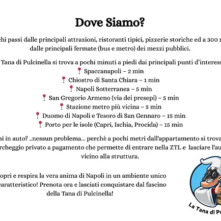 Apartamento La Tana Di Pulcinella - Centro Storico Nápoles