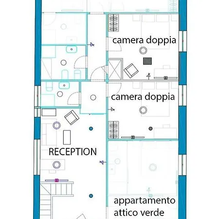 Lägenhet Mansarda Bellini Neapel