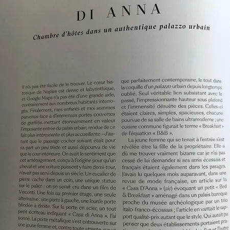 Oda ve Kahvaltı A Casa Di Anna Napoli
