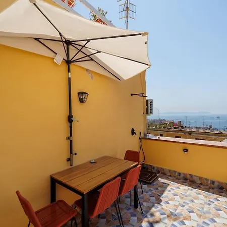 Chiaia Stunning Seaview Studioflat With 2 Terraces By Houseinnaples *