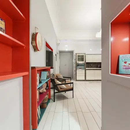 Art-filled, Luxury Finished 2br Escape In Vomero Apartment